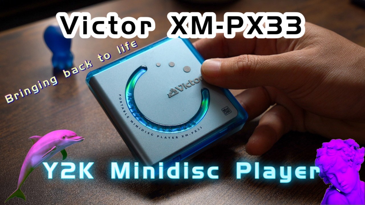 Victor XM-PX33 Minidisc Player, Bringing Back To Life