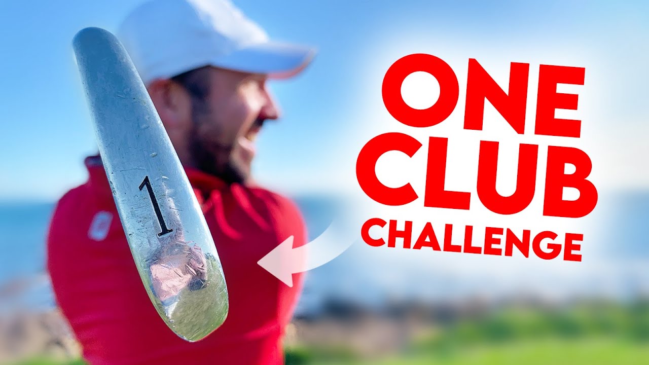 What Can I Score Using ONLY a ONE IRON?? (One Club Challenge)
