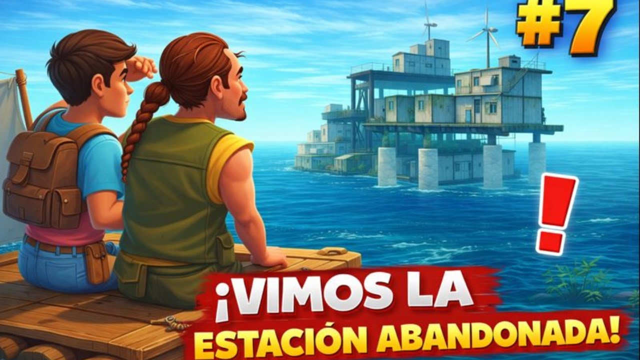 LA ESTACIÓN ABANDONADA OCULTA ALGO QUE NO ESPERÁBAMOS | RAFT | #7 ⚠️
