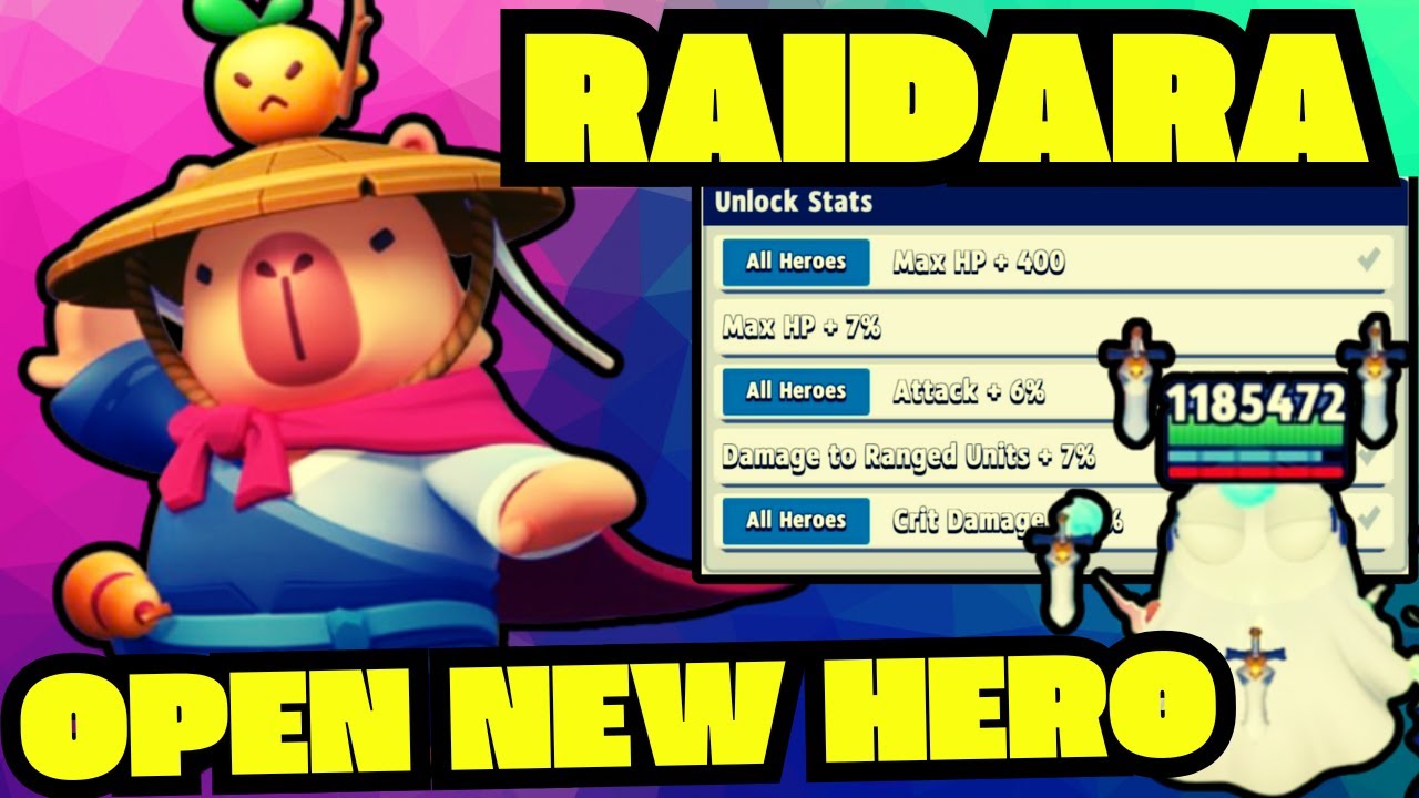 ARCHERO: OPEN NEW HERO RAIDARA! BOOST RAIDARA 120LVL! BEST BONUS! VERY STRONG HERO?!