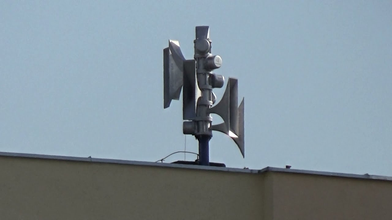 Syrena elektroniczna SES Grudziądz, os. Mniszek - sygnał modulowany (Godzina W)
