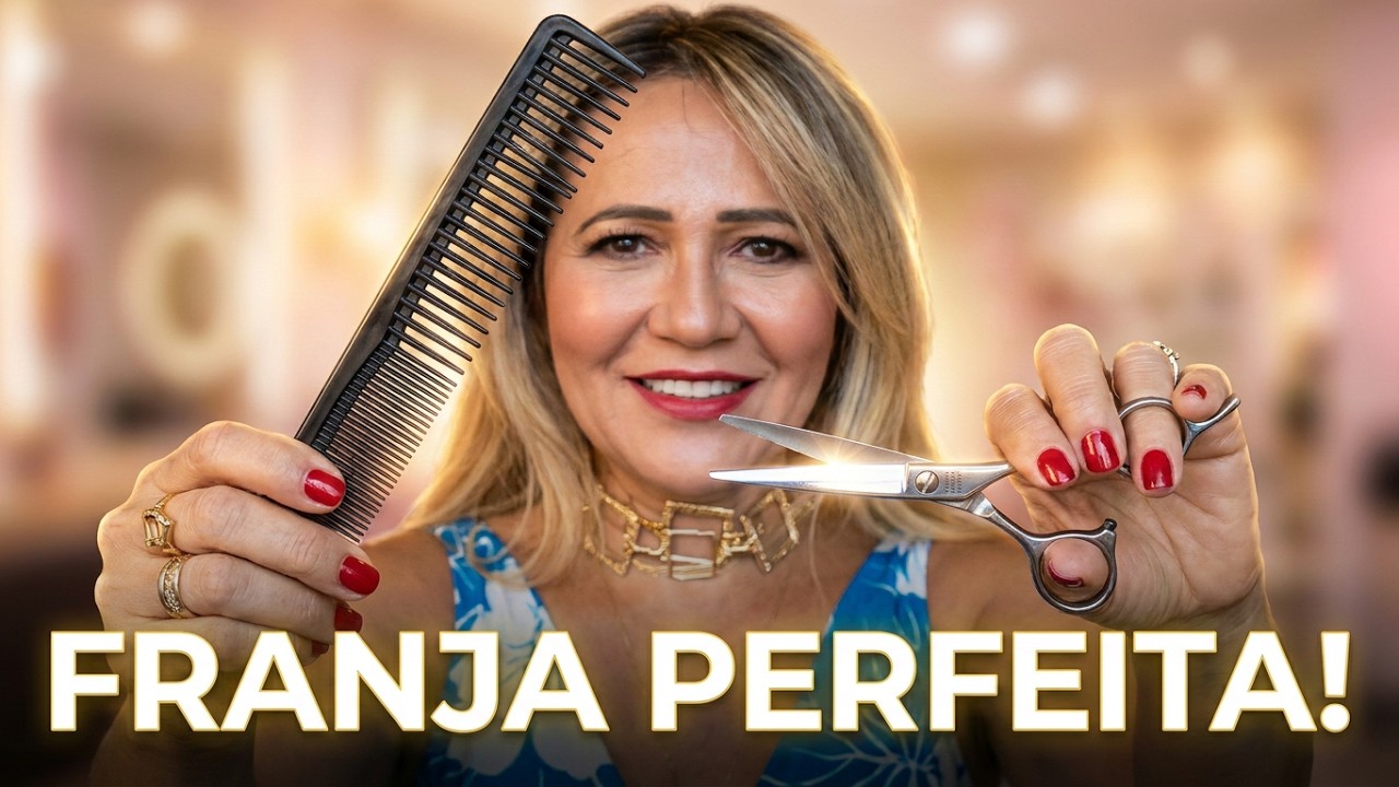 Como CORTAR a FRANJA SOZINHA de GABI BRANT PASSO A PASSO