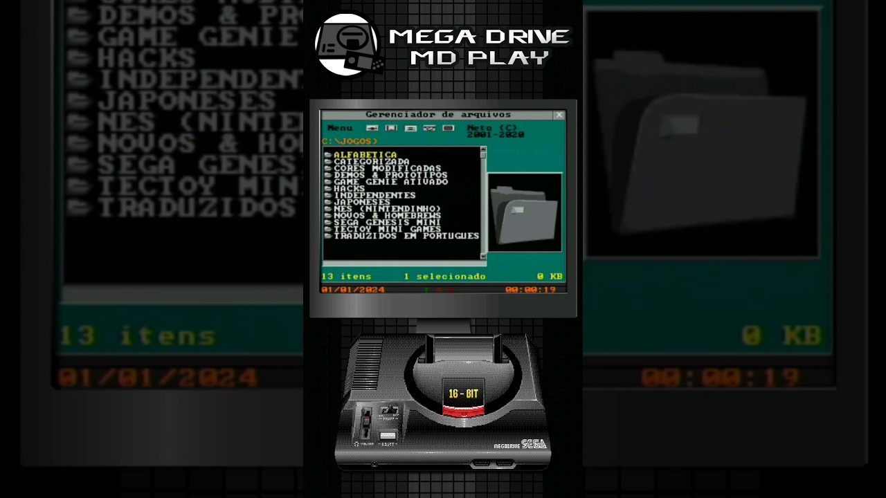 MEGA PACK 2024 - MEGA DRIVE 2017 / MD PLAY #tectoy #megadrive #sega #megapack