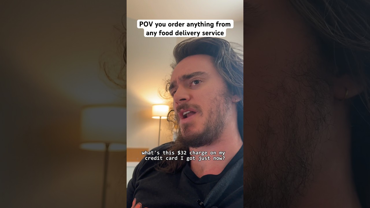 POV you order anything from a food delivery service 