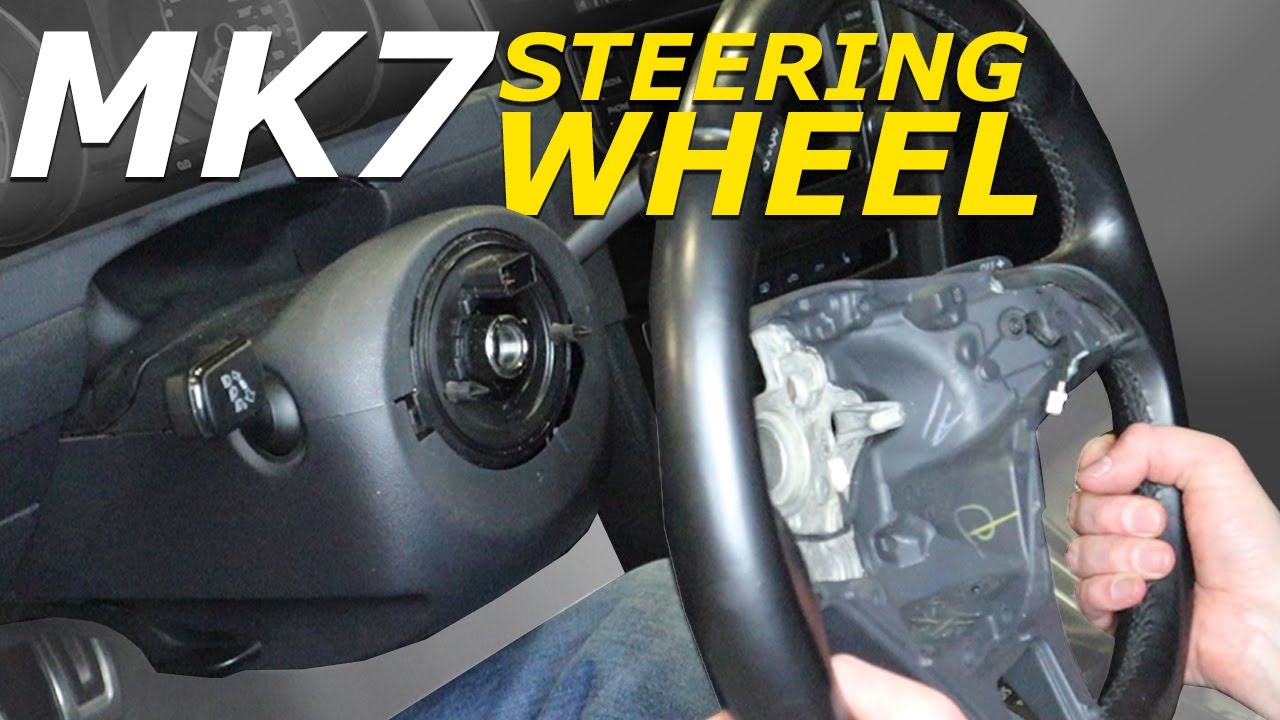 How to Remove a MK7 Steering Wheel and Buttons (Trim)