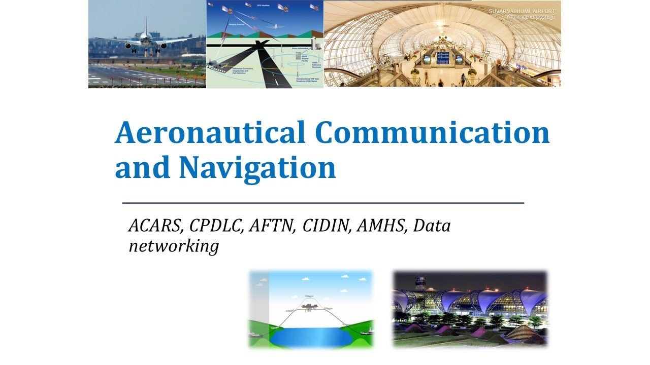 (Thai) ACARS, CPDLC, VDLx, AFTN, CIDIN, AMHS, Data networking in Aviation
