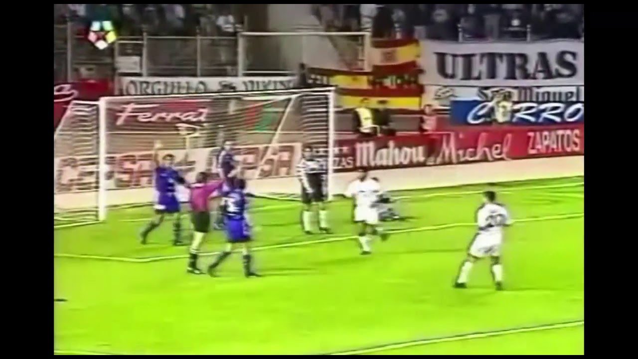 Albacete 1 - Real Madrid 1. Temp. 95/96. Jor. 10