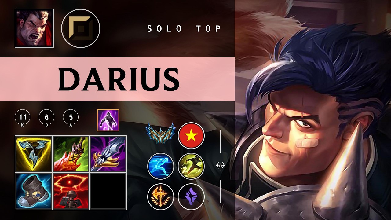 Darius Top vs Mordekaiser - VN Challenger Patch 26.04