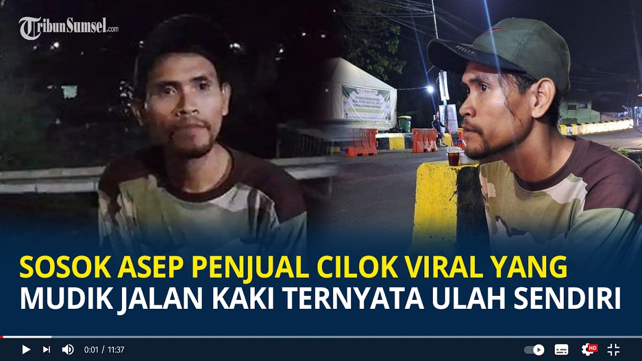 Sosok Asep Penjual Cilok Viral yang Mudik Jalan Kaki Ternyata Ulah Sendiri, Disentil Dedi Mulyadi