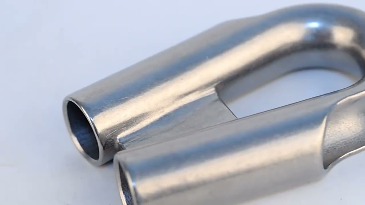 304 Stainless Steel Tube Thimble for Winch Rope Boating