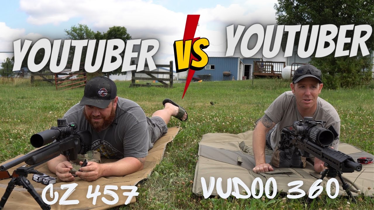 YOUTUBER VERSUS YOUTUBER PRECISION RIMFIRE MATCH (CZ AND VUDOO 360)