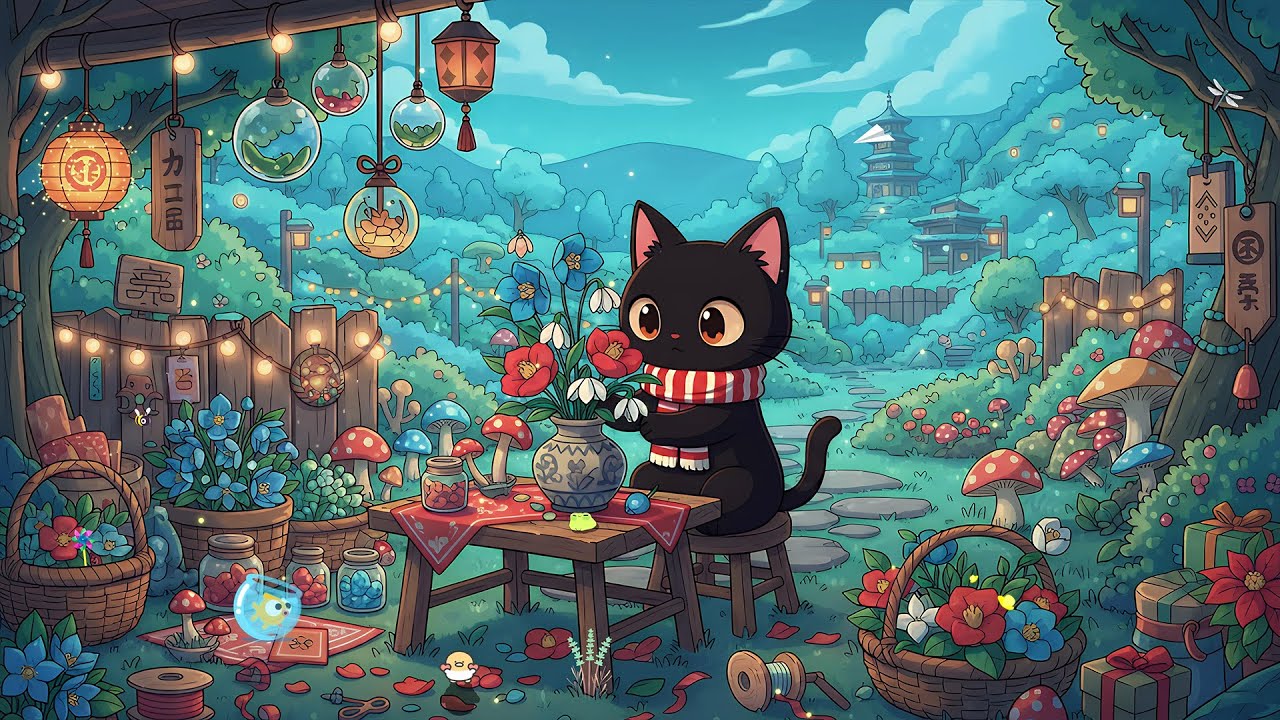 Cozy Night with Milo the Cat 🐾 Chill Lofi Hip Hop 🌙 to Relax, Study, or Sleep Deeply