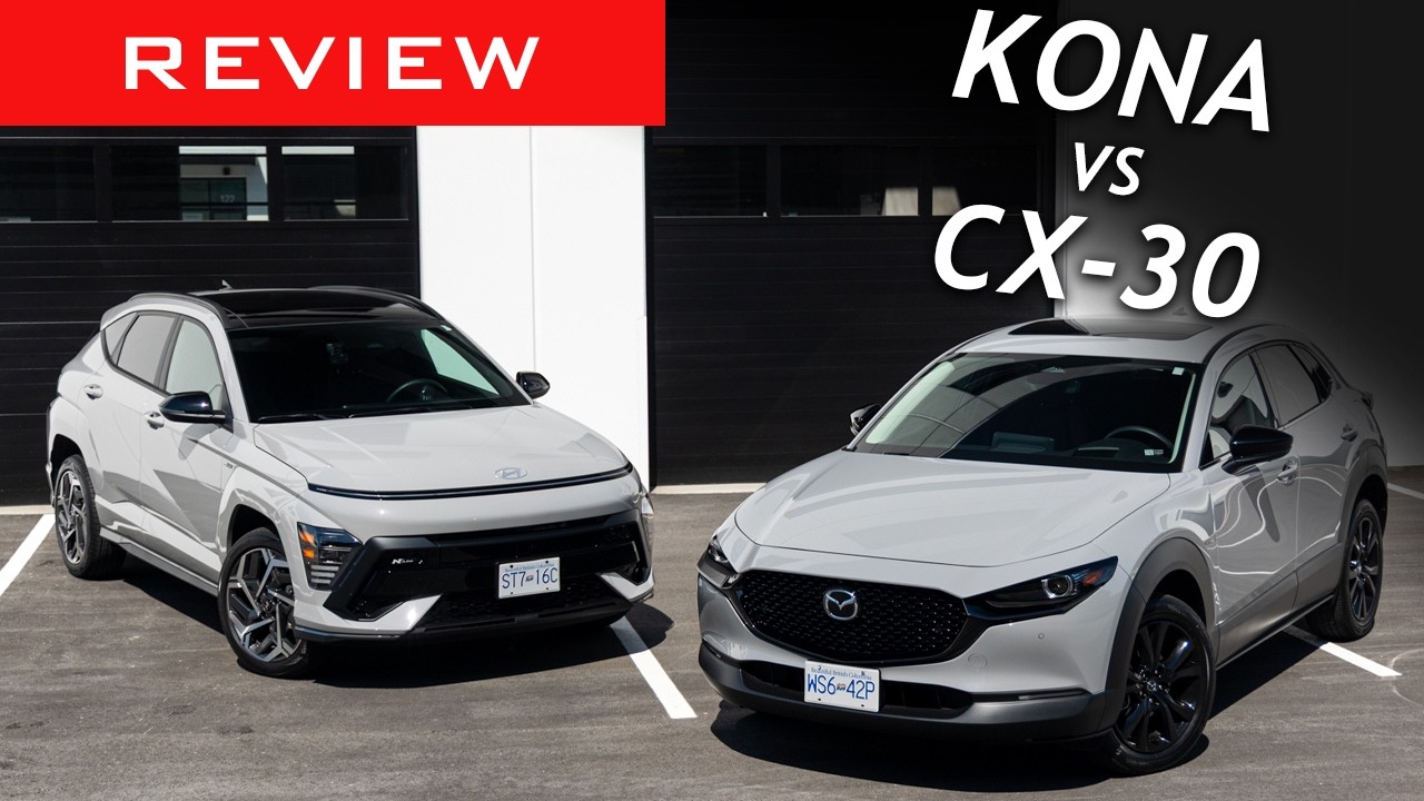 Comparison: 2025 Hyundai Kona N-Line vs 2025 Mazda CX-30 Turbo in 𝟰𝗞