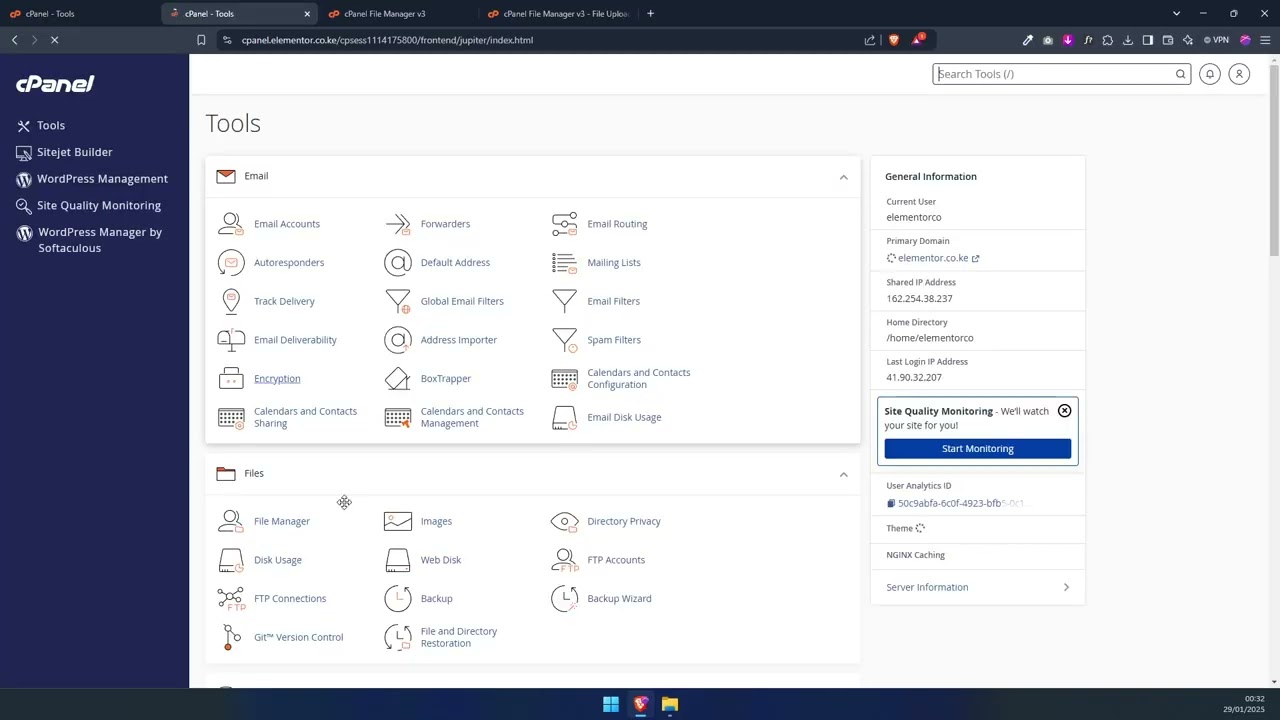 23.1 Migrating Your Website Manually
