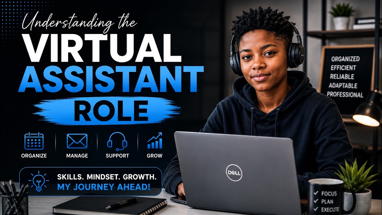 Understanding the Virtual Assistant Role | Skills, Mindset & My VA Journey.