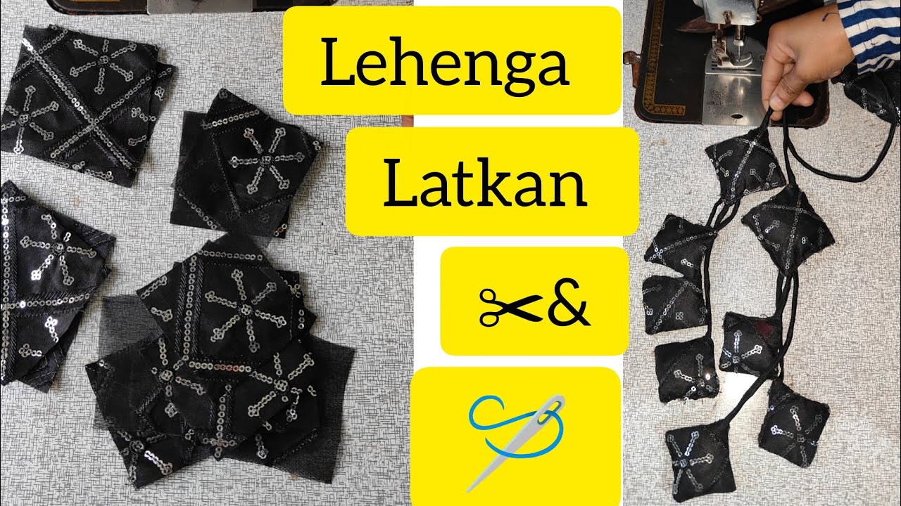 ✅😍Lahenga latkan stitching 🪡 full video #lahenga #latkandesign #like #stitching #viralvideo 