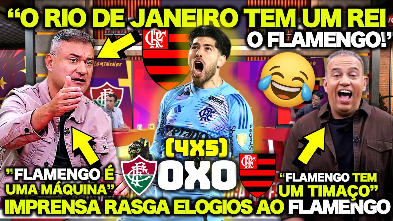 🚨 IMPRENSA PAULISTA RASGA ELOGIOS ao FLAMENGO ! “O RIO DE JANEIRO TEM UM REI ! O FLAMENGO” 🚨