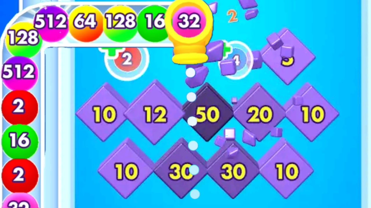 Bounce Merge 2048 New Big Updated - Best Balls 64k Created! Score: 2,189,370 Gameplay Part 10