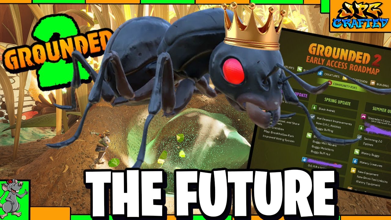 GROUNDED 2 ROAD MAP IS INSANE! Huge Updates! Ant Queen! Buggy Racing! Broodmother Escapes & More!
