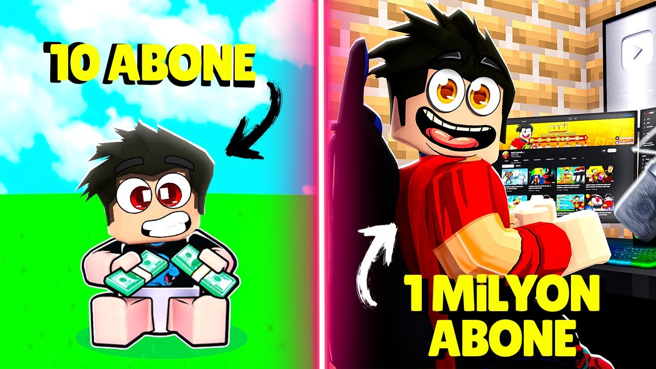 YOUTUBER OLMA OYUNU 😎 Roblox Viral Simulator