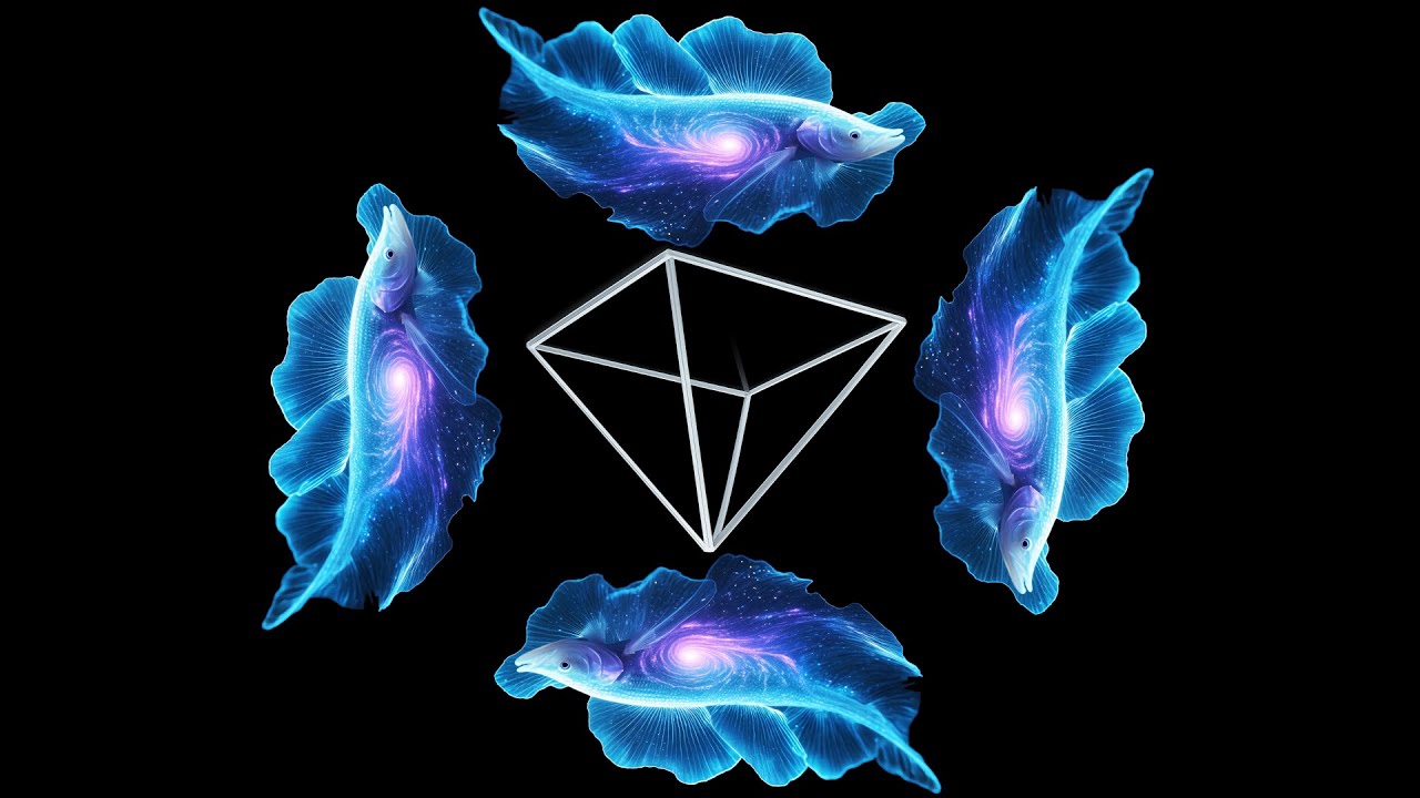 Aquatic Life Hologram 🌊 (4 sided format)