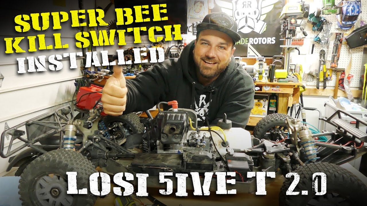 Installing The Super Bee Kill Switch in the Losi 5ive-T 2.0