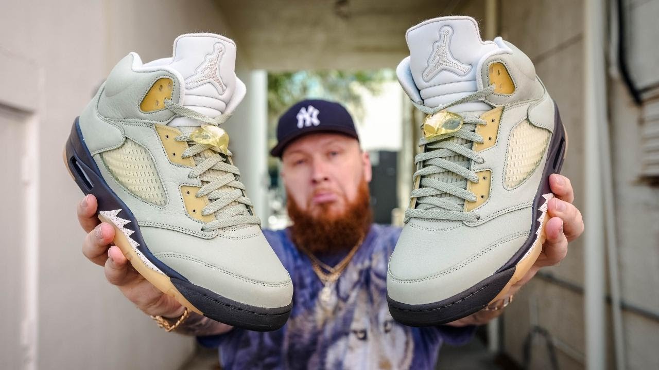 HOW GOOD ARE THE JORDAN 5 JADE HORIZON SNEAKERS?! (Early In Hand Review)