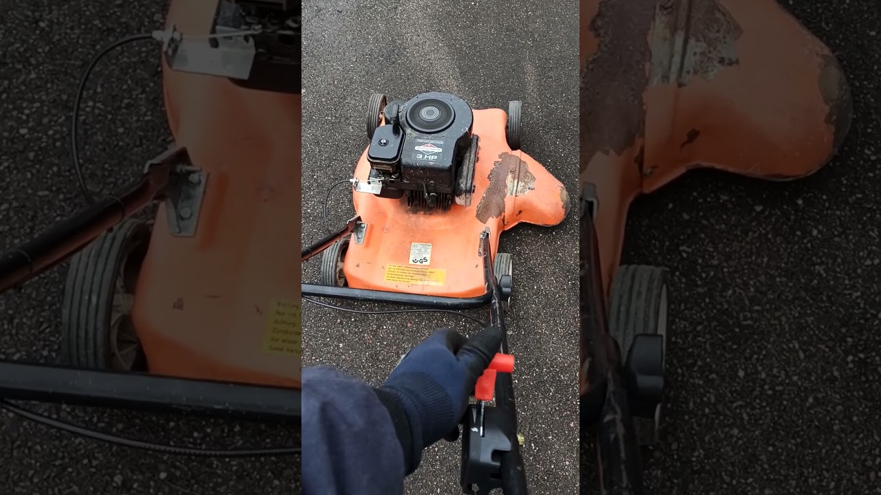 Kynast Europa Oldtimer Rasenmäher mit Briggs&Stratton 3HP Motor