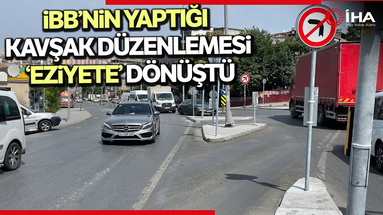 Küçükçekmece’de Esnaftan İBB’nin Kavşak Düzenlemesine Tepki