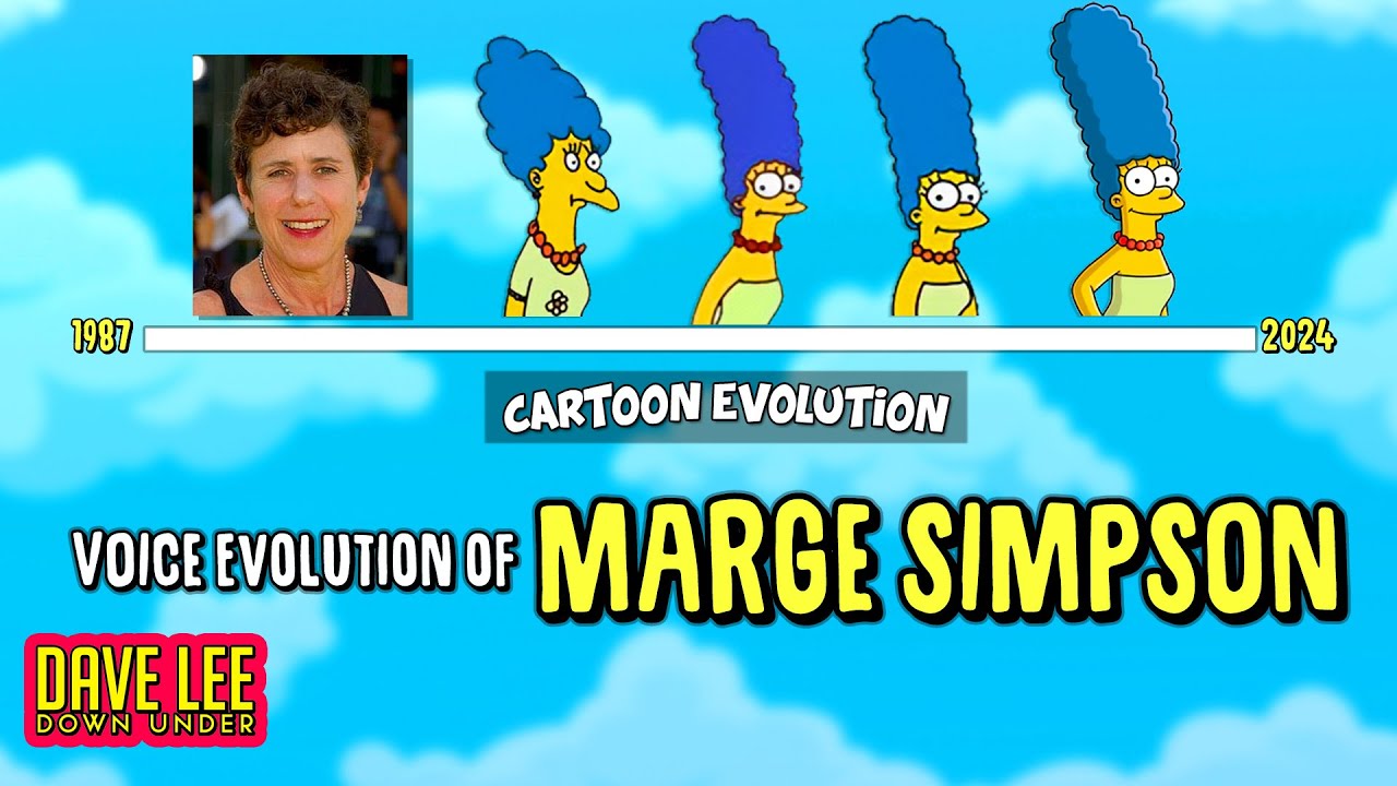 Voice Evolution of MARGE SIMPSON - 37 Years Compared & Explained | CARTOON EVOLUTION