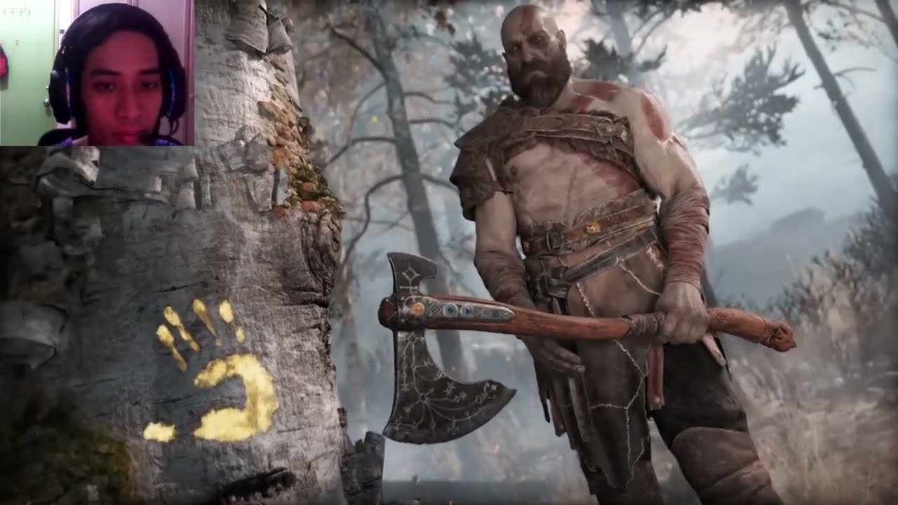 God of war - Blue tattoo man invades my home! (Part 1)