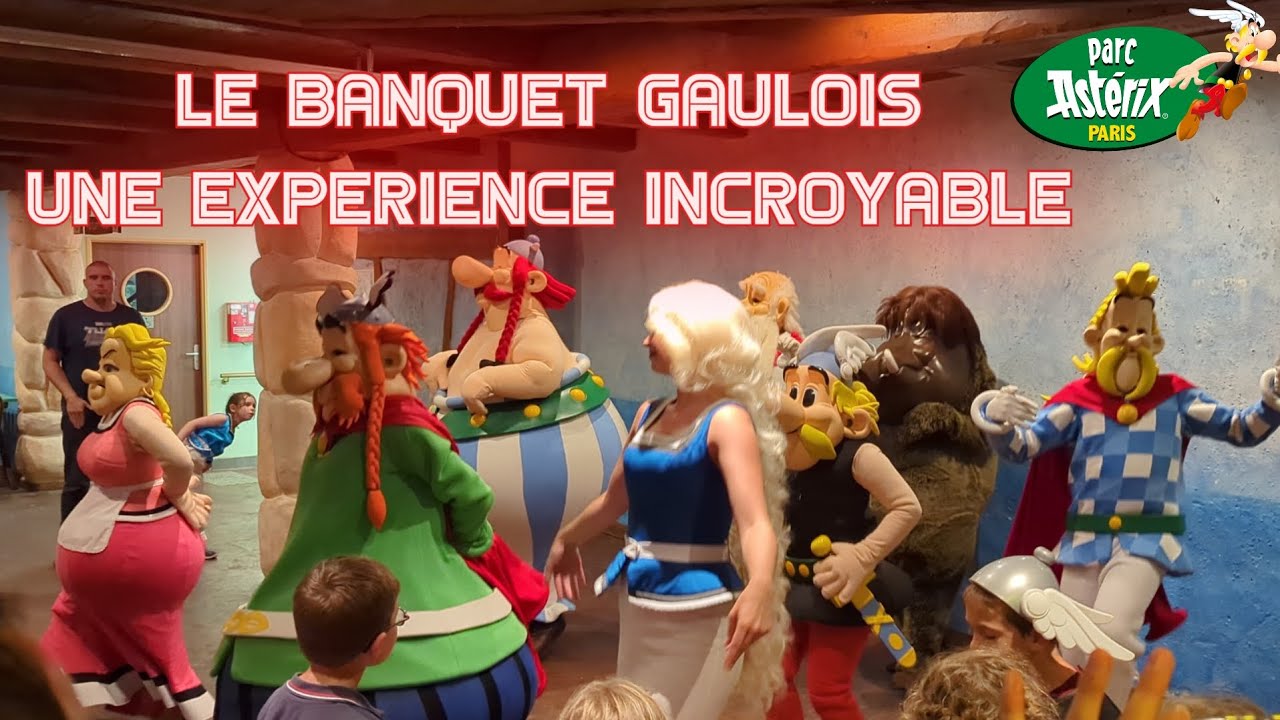 LE BANQUET GAULOIS PARC ASTERIX - UNE EXPÉRIENCE INCROYABLE (Même en intérieur)