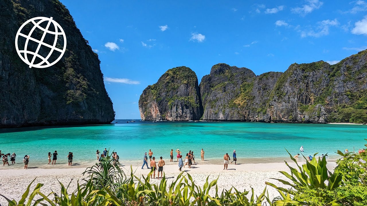 Maia Bay and the Phi Phi Islands, Thailand  [Amazing Places 4K]