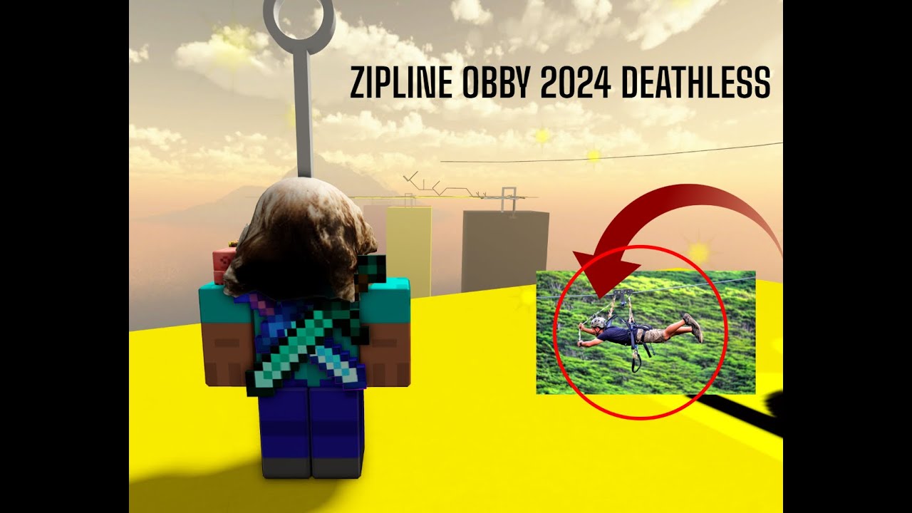 ZIPLINE OBBY 2024 DEATHLESS COMPLETE