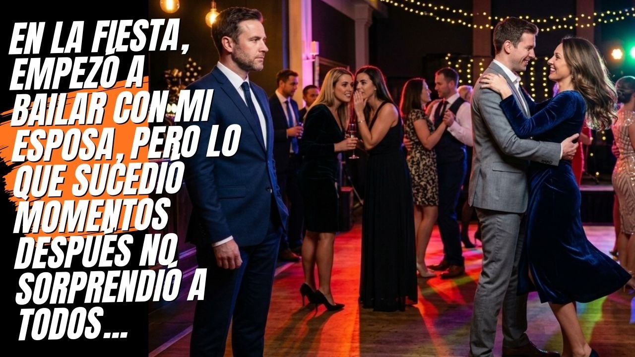 Él llevó a mi esposa a la pista de baile con confianza, pero momentos después, la fiesta quedó en..