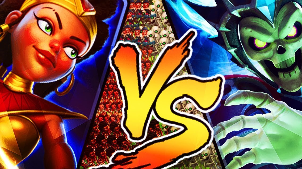 КТО ПОБЕДИТ? СКЕЛЕТЫ (ZEBRAILTV) ИЛИ ЛЮДИ (CLASH LINE)? CASTLE CRUSH