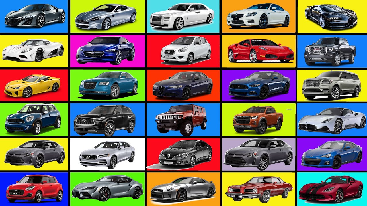 Famous Car Brands With Examples Of Famous Models