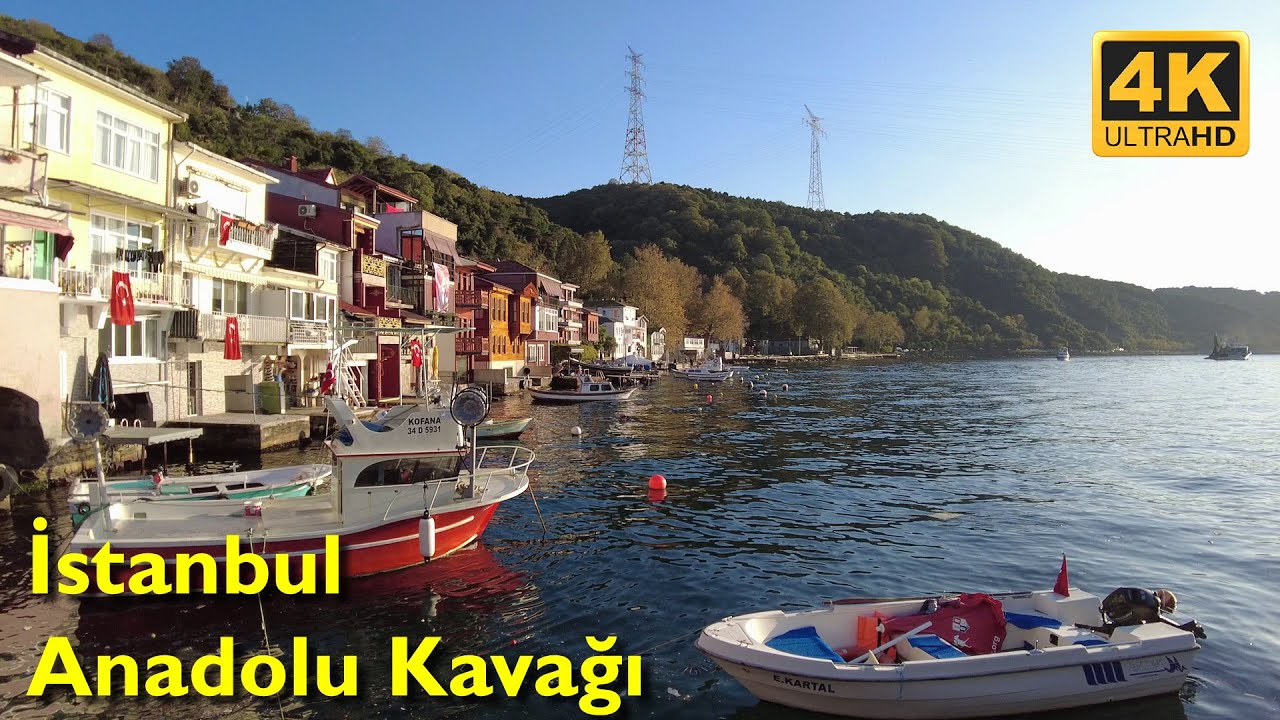 Anadolu Kavağı Walking Tour 4K UHD 50fps | Istanbul's charming fishing village