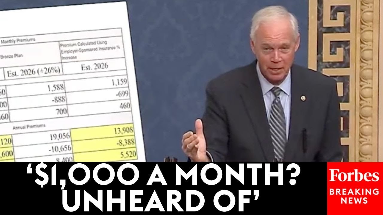 'Unbelievably High Insurance Rate!': Ron Johnson Tells Story Of Mom Who Was 'Victim Of Obamacare'