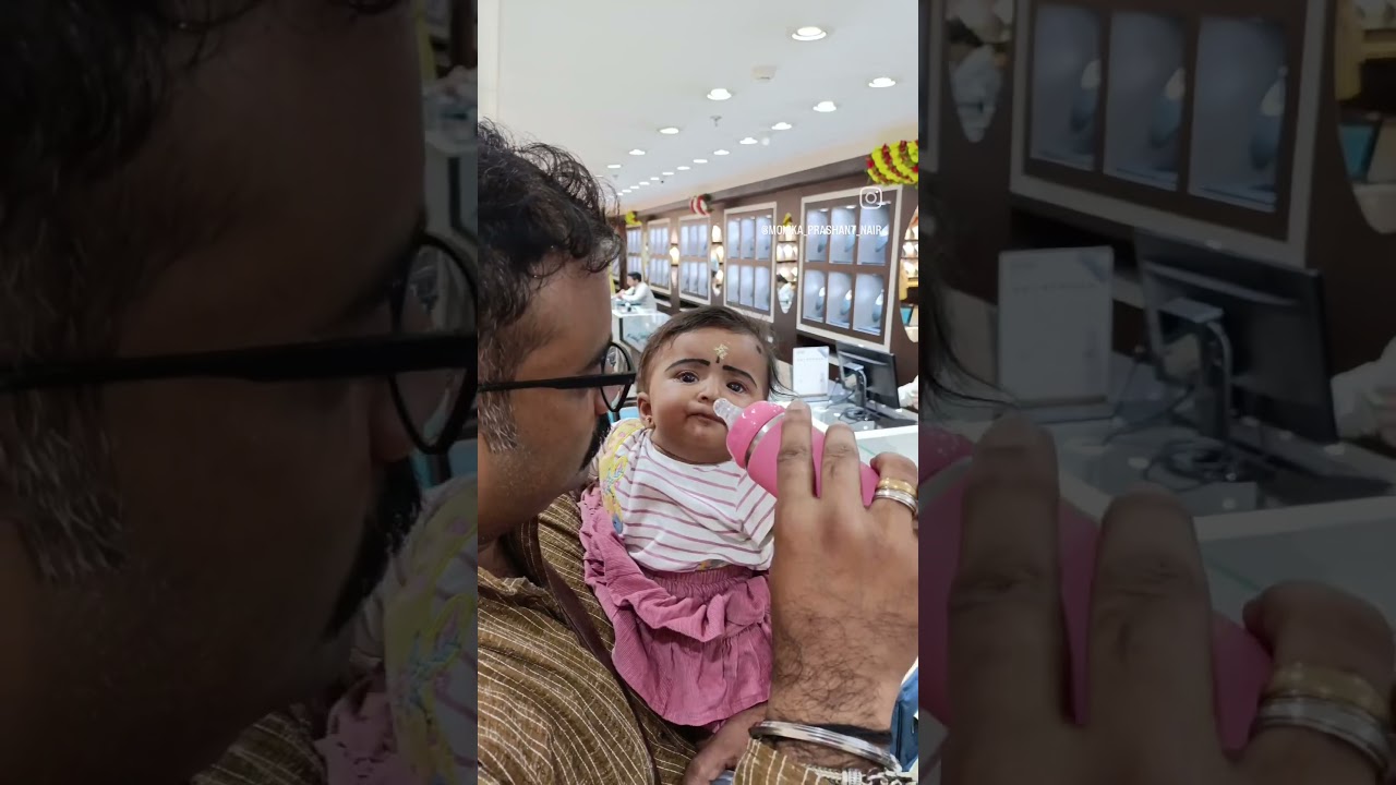 #parukutty #kadukuttal #earpiercing #mallu #delhimalayali #cutebaby