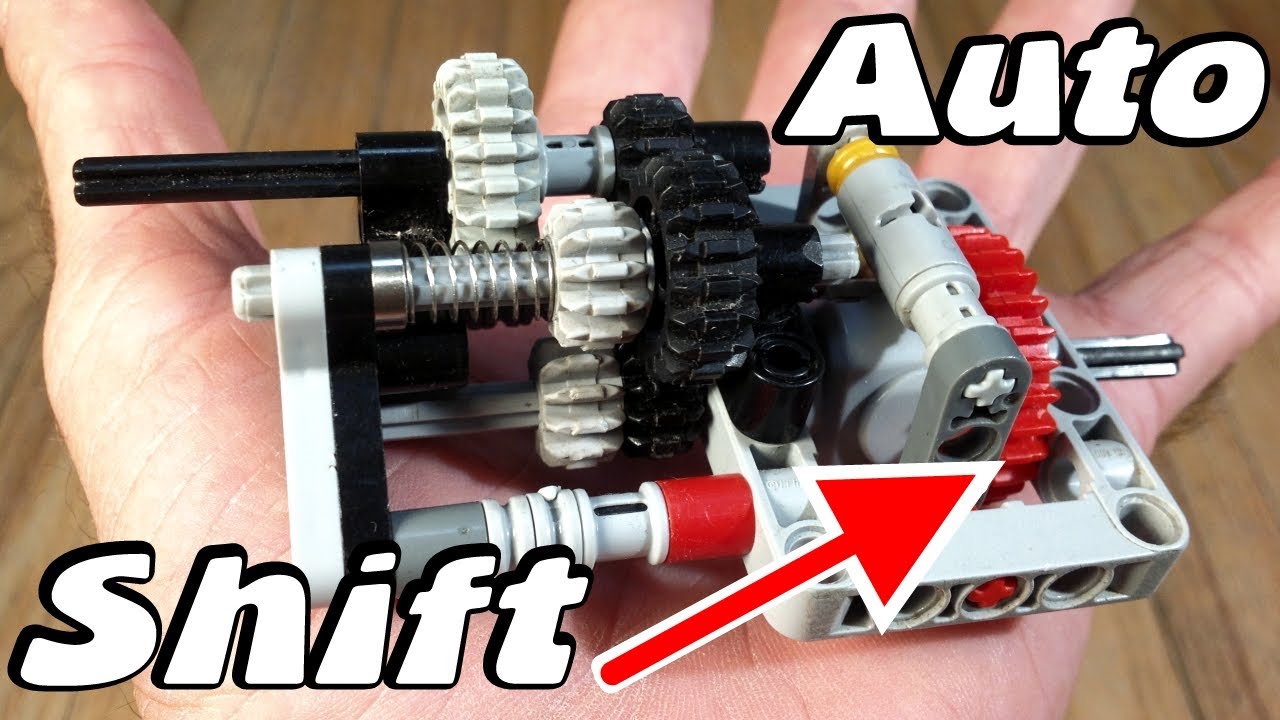 Tiny Automatic Lego Gearbox Explained