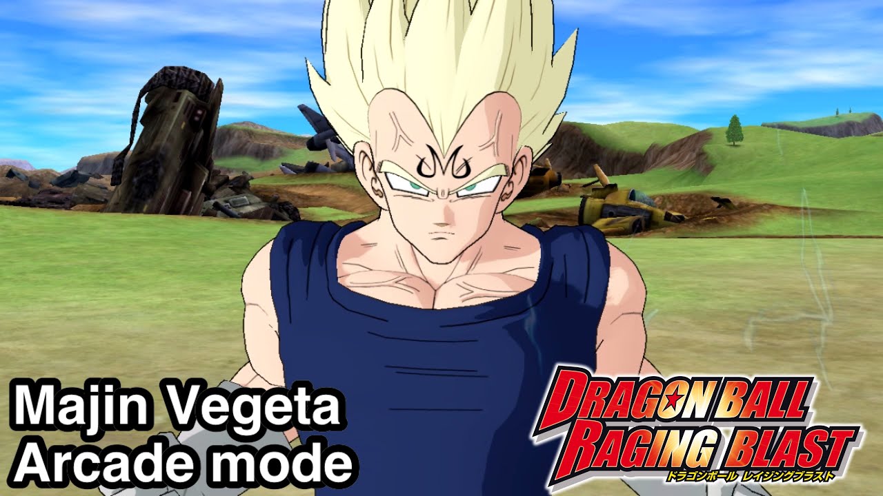 PS3 Dragon ball Raging blast (Majin) Vegeta Arcade mode
