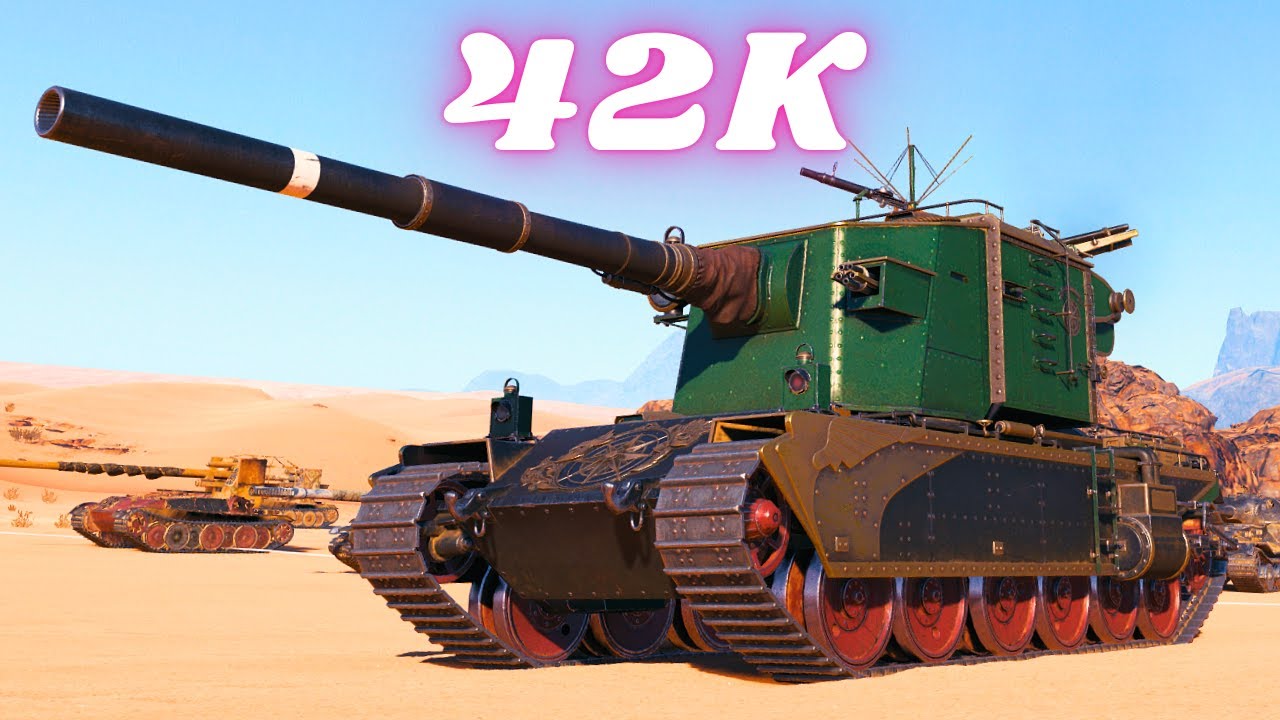 42K Damage with FV4005 Stage II  11K Damage 8 Kills & 3x FV4005  World of Tanks   #wot
