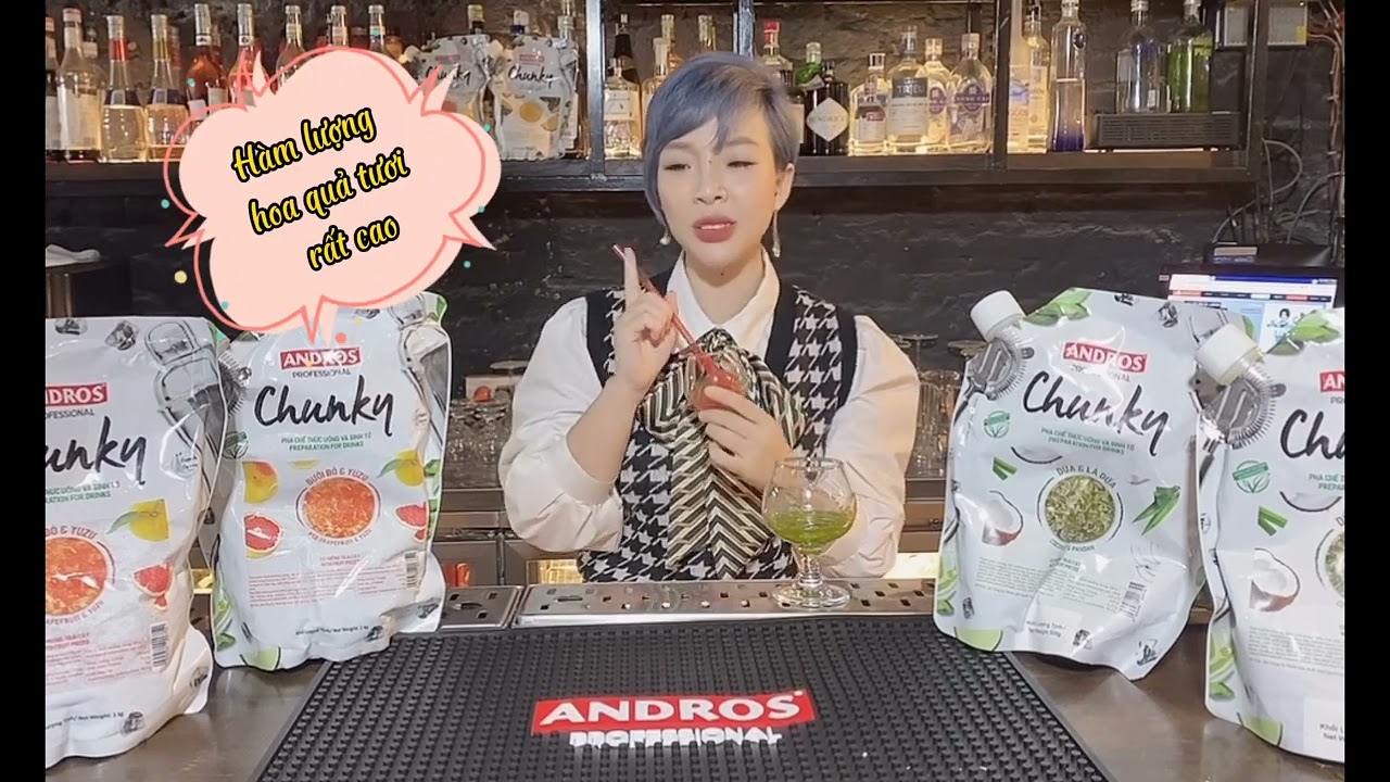 Review Chunky Dừa Lá Dứa & Chunky Bưởi đỏ Yuzu - HelenNguyen