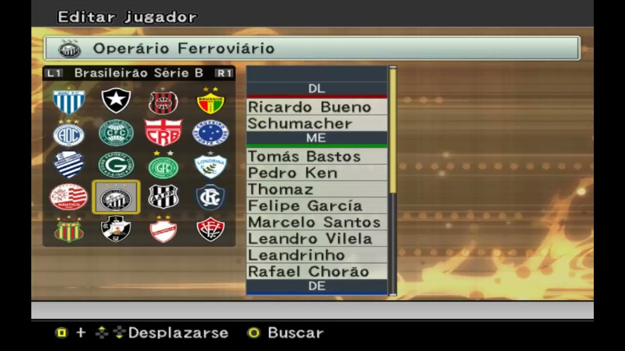 PES 6 BRASILEIRAO OPTION FILE 2021 para PC [DESCARGA en la DESCRIPCIÓN]