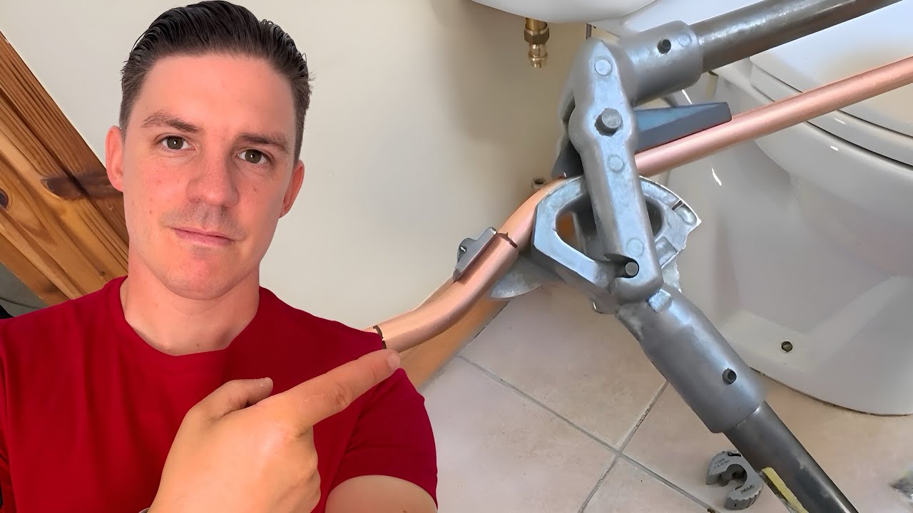 Pipe Bending Tutorial On A Full Toilet Rebuild!