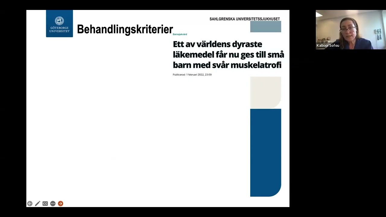 BLF Webbinar - Nya behandlingsmöjligheter vid neuromuskulära sjukdomar
