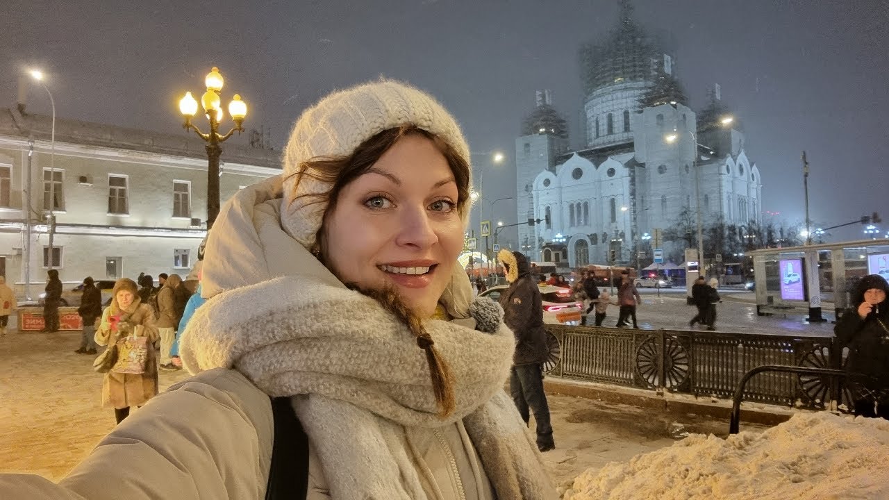 LIVE! Moscow Night Walk. Orthodox Christmas Eve🎄🎁❄️☃️