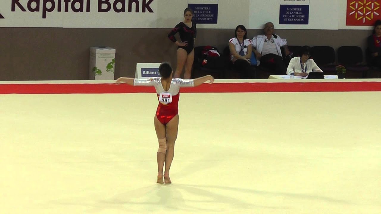 Diana Bulimar (ROU) - Floor - 2015 European Championships (Quals)