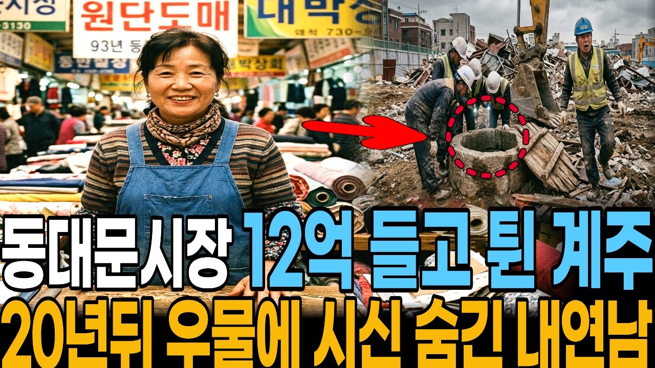 1993년 동대문 12억 들고 튄 줄 알았던 여사장 이십년 뒤 우물 속 금반지가 열어버린 진실